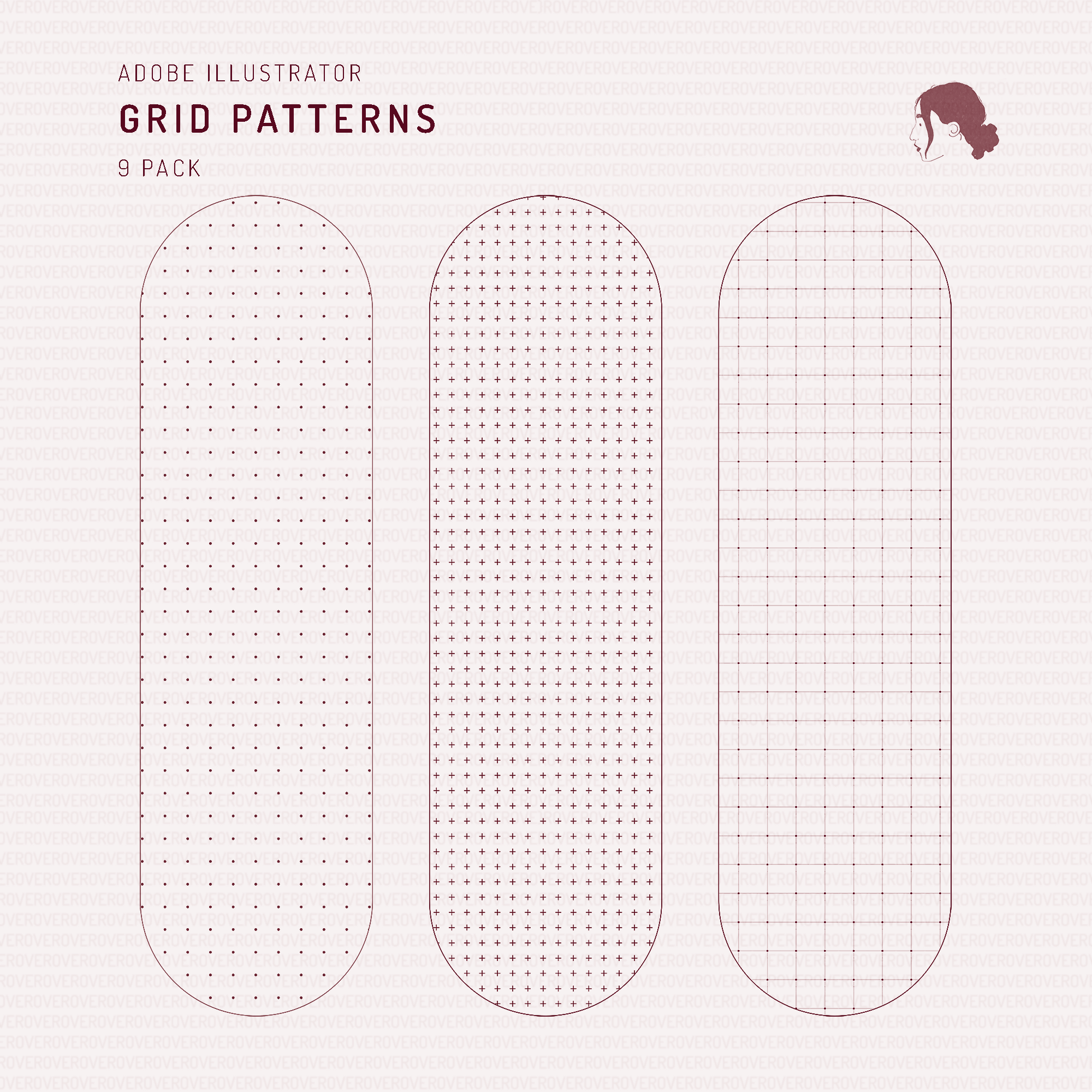 Swatch Grid Patterns Digital Artwork drawings | Toffu Co