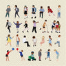 Flat Vector Kids Pack 2 Digital Artwork drawings | Toffu Co
