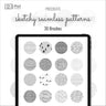 Procreate Sketchy Seamless Patterns Brushset PNG - Toffu Co