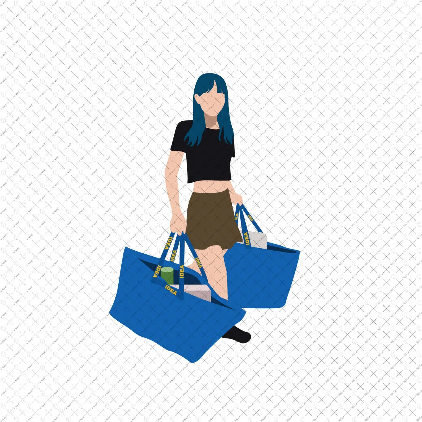 Flat Vector Street People Digital Artwork drawings | Toffu Co