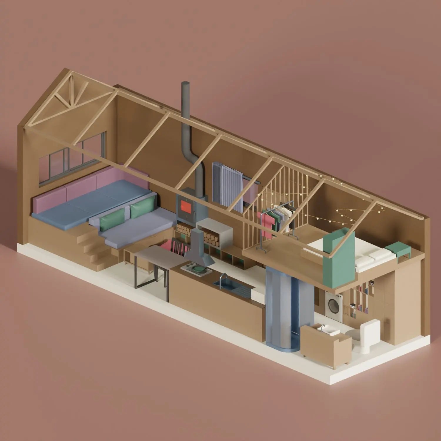 Pygame House Model 3d House Model