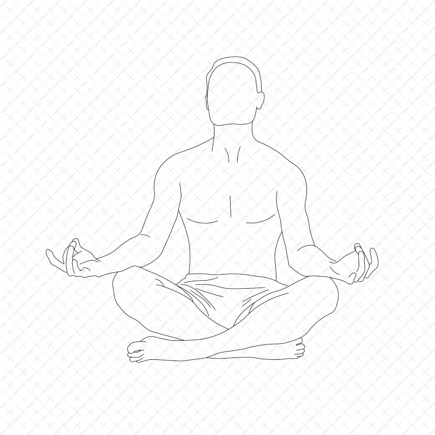 Premium Vector | Man and woman doing yoga lotus pose-continuous line drawing  minimalist. vector