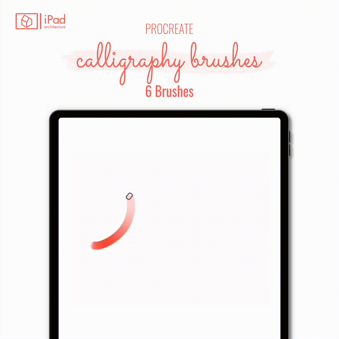 Procreate Calligraphy Brushes PNG - Toffu Co