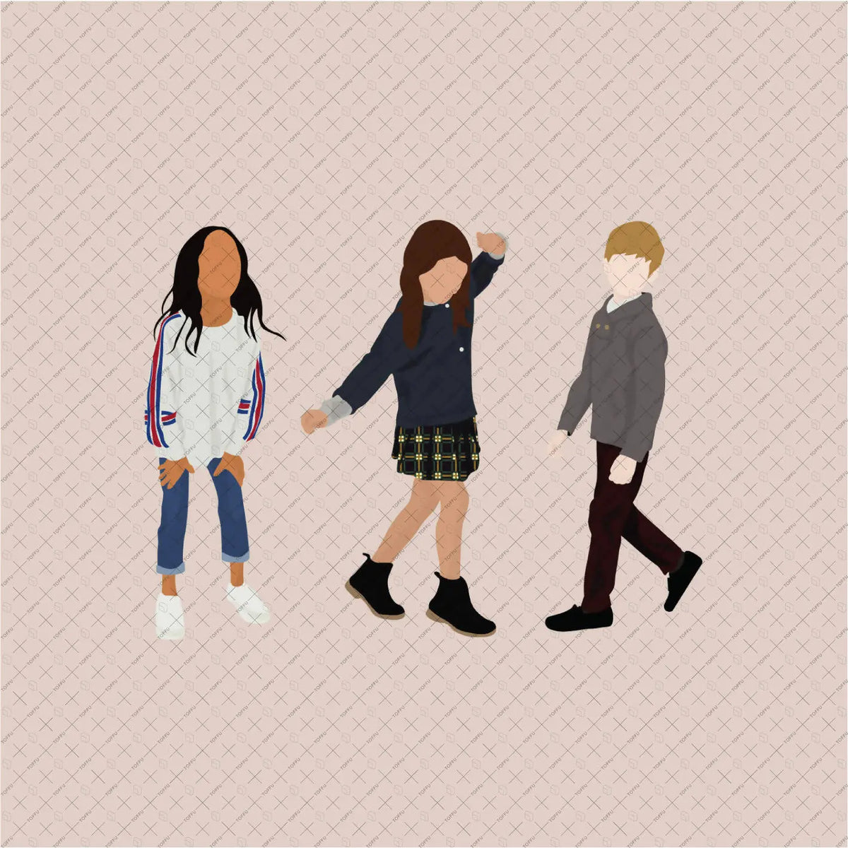 Flat Vector Raphic Children Flat Vector Kids Pack | Toffu Co