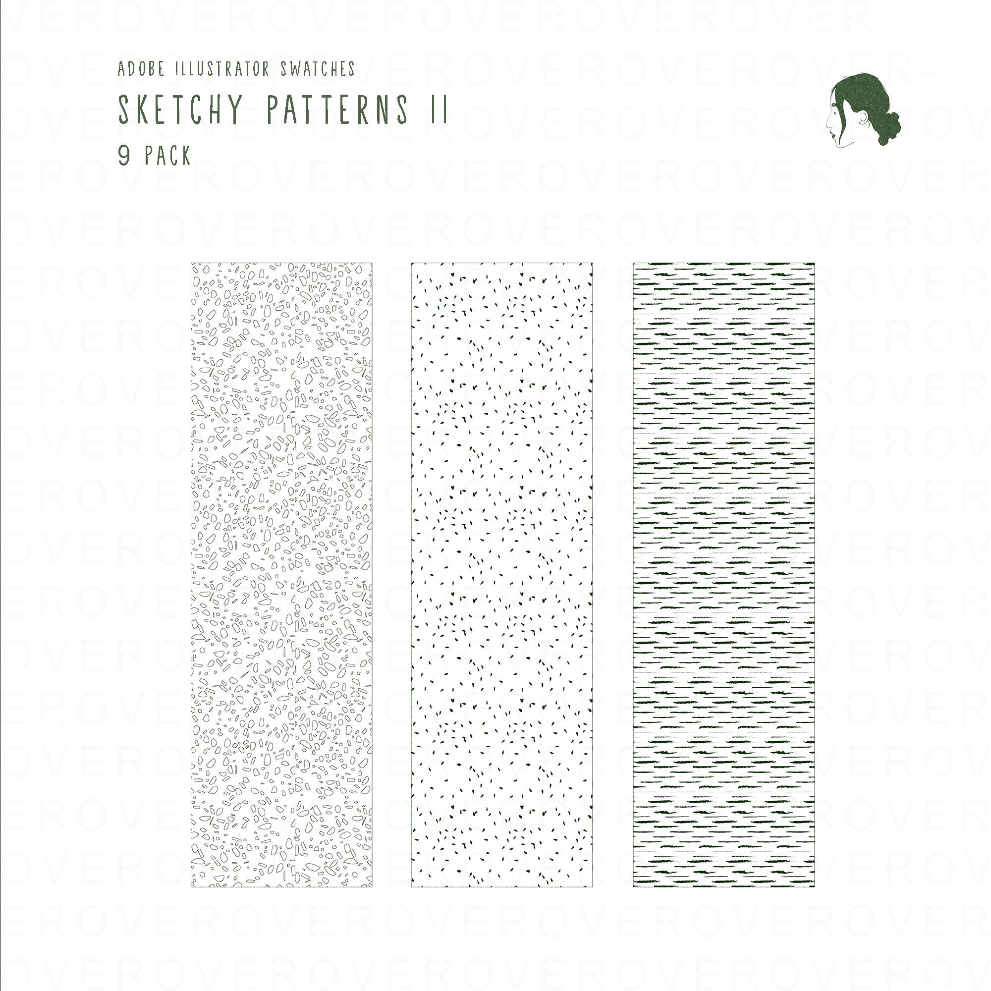 Swatch Sketchy Patterns II PNG - Toffu Co