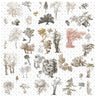 Cutout Trees From Illustration Digital Artwork drawings | Toffu Co