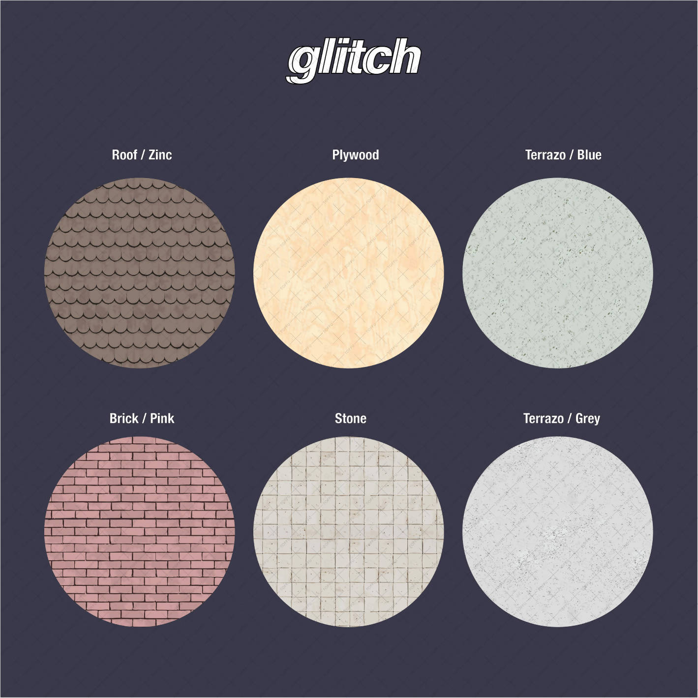 Swatch Architectural Textures 4 AI | Toffu Co