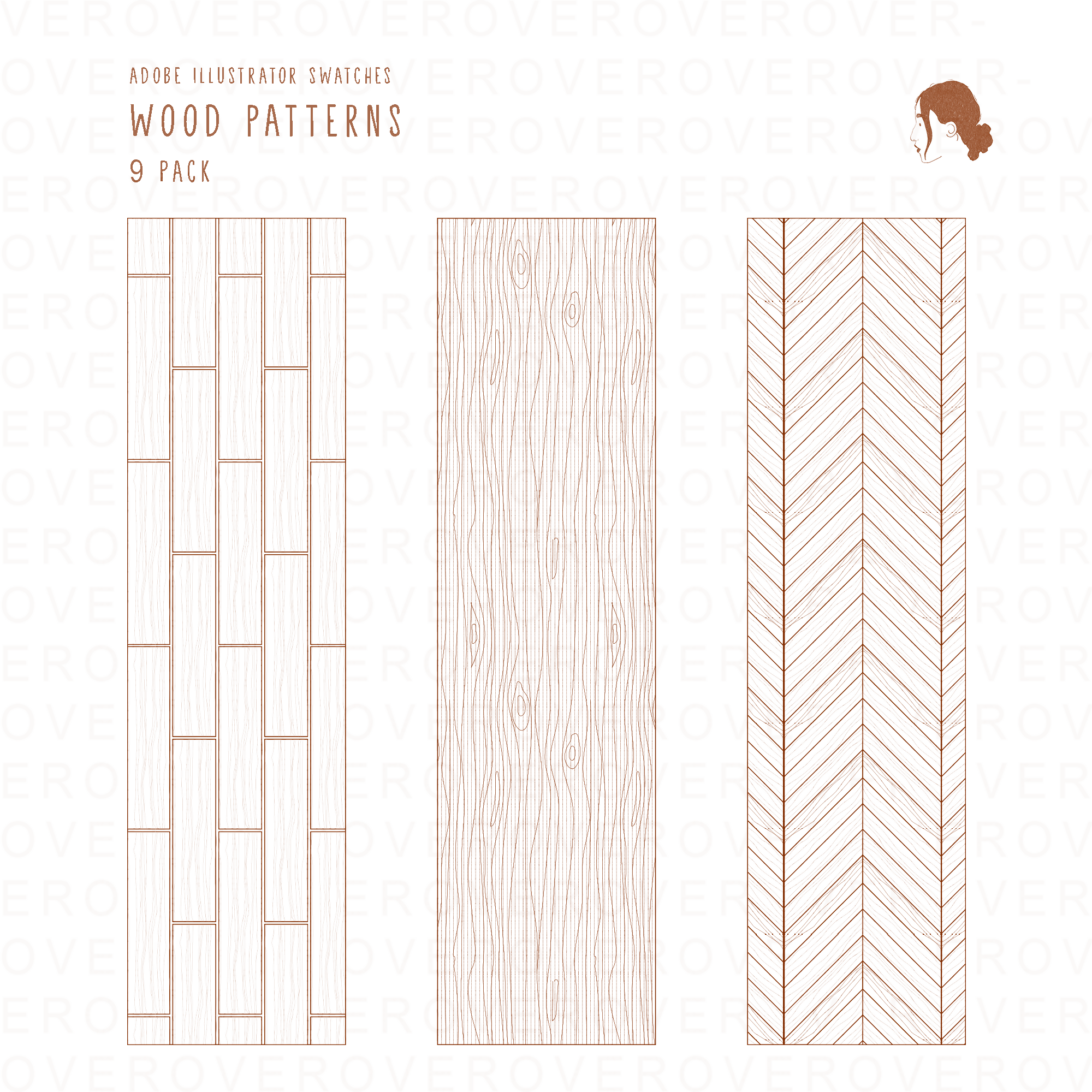 Swatch Wood Patterns PNG - Toffu Co