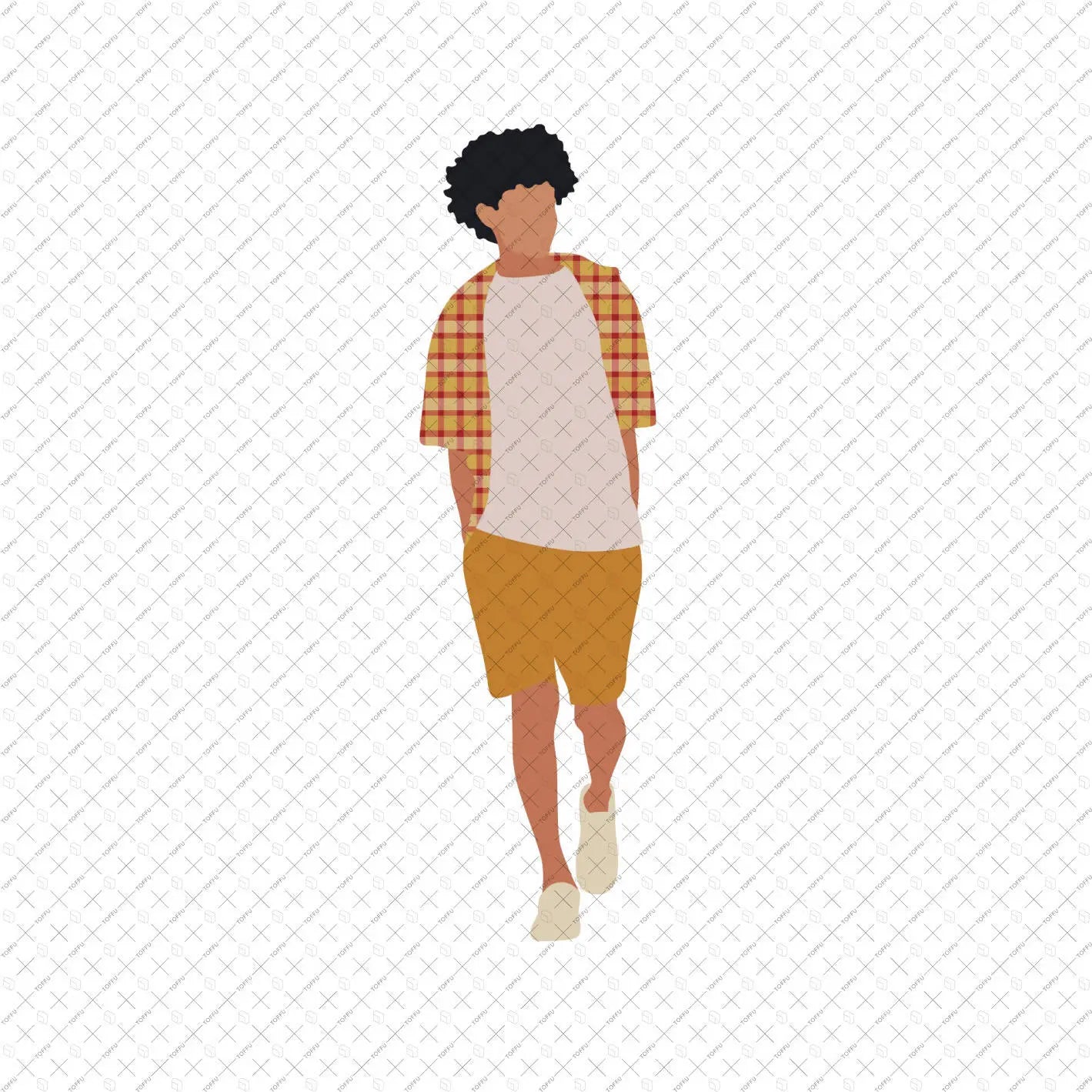 Flat Vector Different Angles People Digital Artwork drawings | Toffu Co