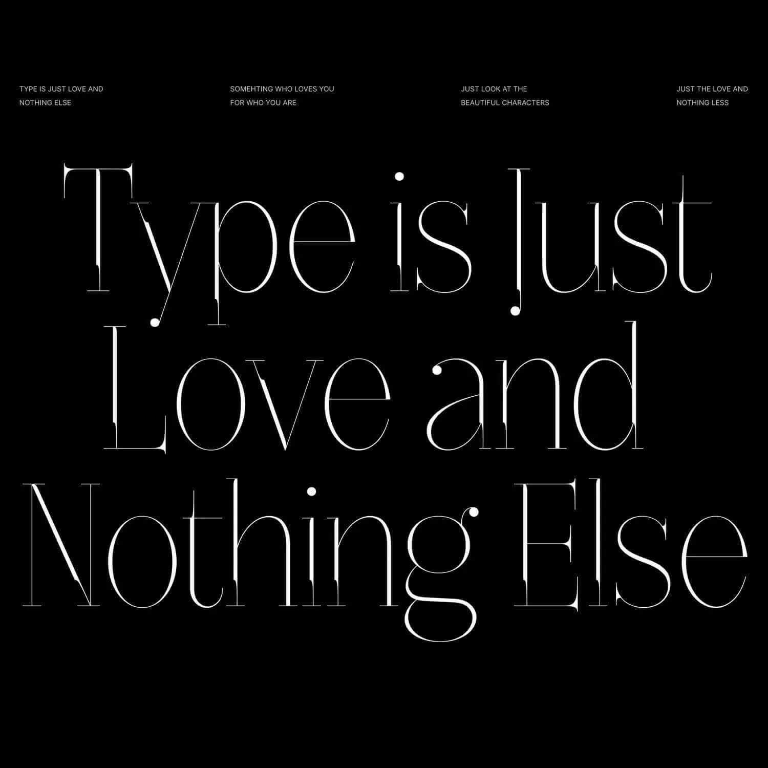 Sliced Typeface Digital Artwork drawings | Toffu Co