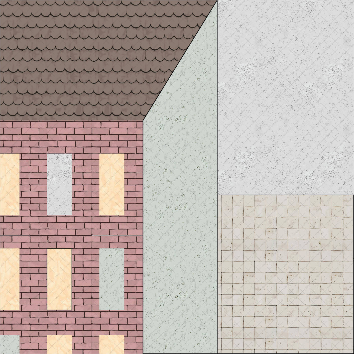Swatch Architectural Textures 4 AI | Toffu Co