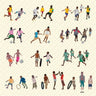 Flat Vector African Children Playing Digital Artwork drawings | Toffu Co