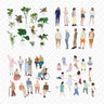 Flat Vector People and Plants Mega Pack (47 Figures) PNG - Toffu Co