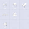 Cad Chair/1 Drawing Set DWG | Toffu Co
