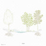 Cad River Bank Forest DWG | Toffu Co