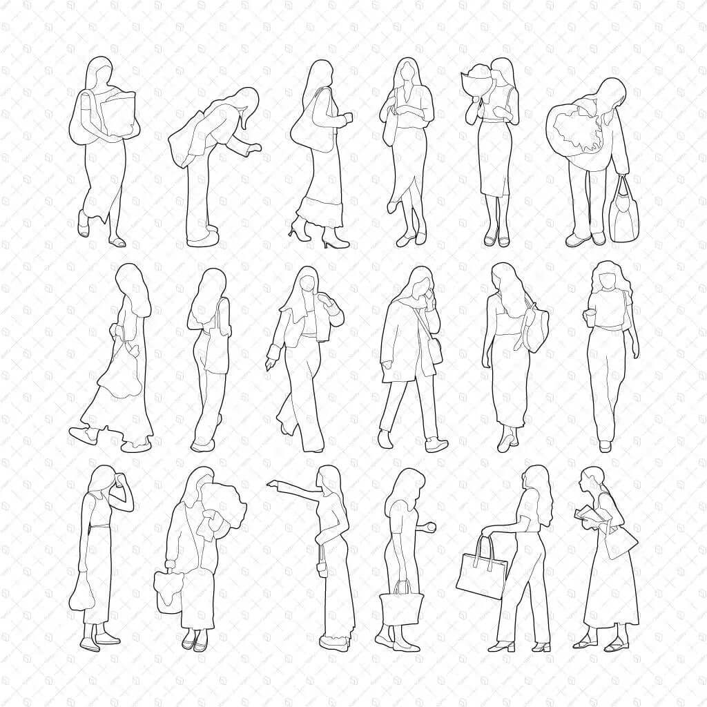 Flat Vector Weekend Market Digital Artwork drawings | Toffu Co