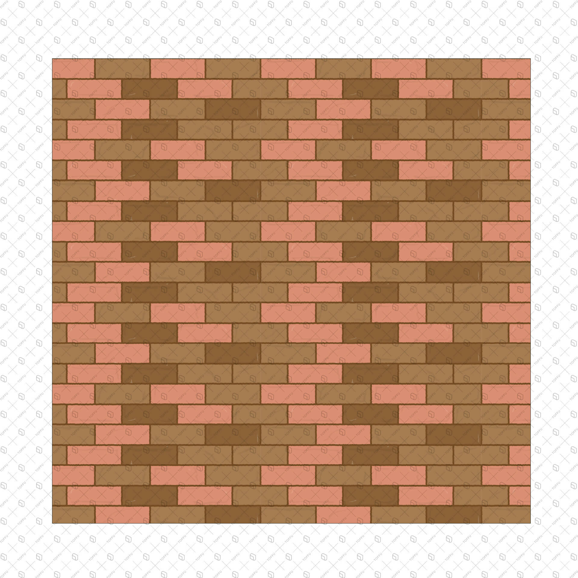Swatch Brickwork Colours Patterns PNG - Toffu Co