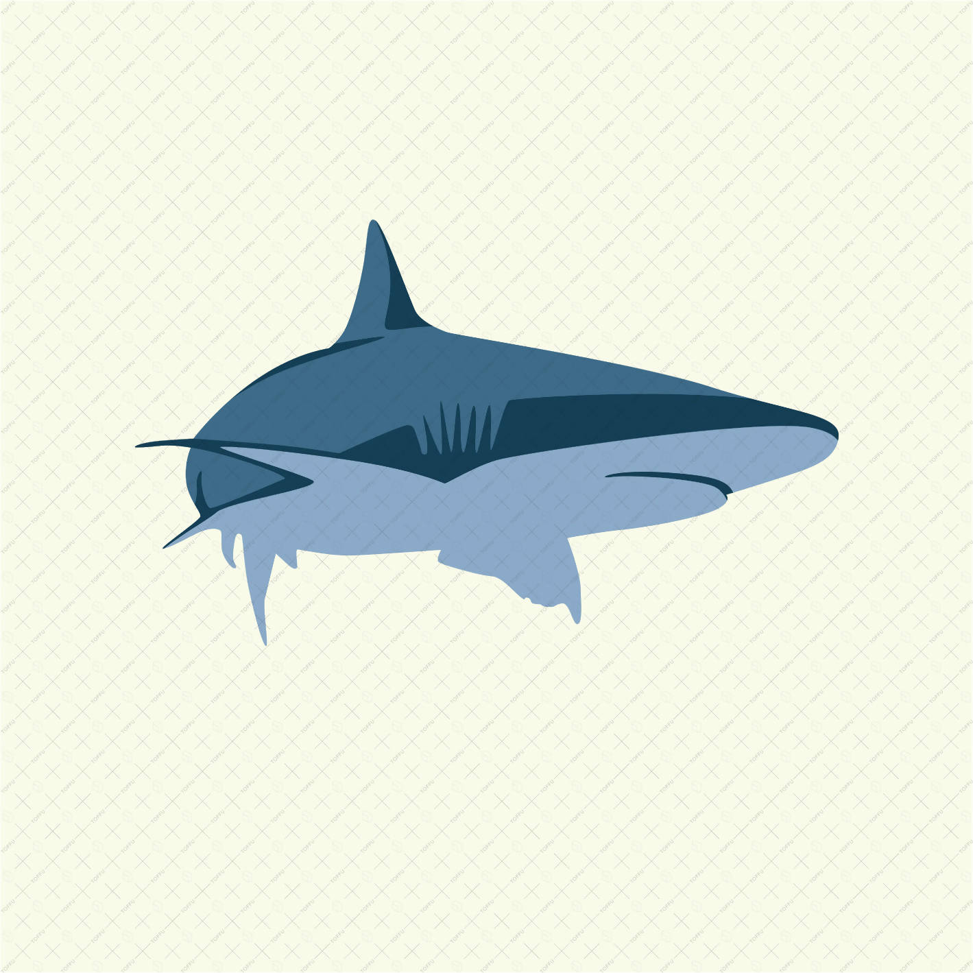 Flat Vector Marine Animals and Birds PNG - Toffu Co