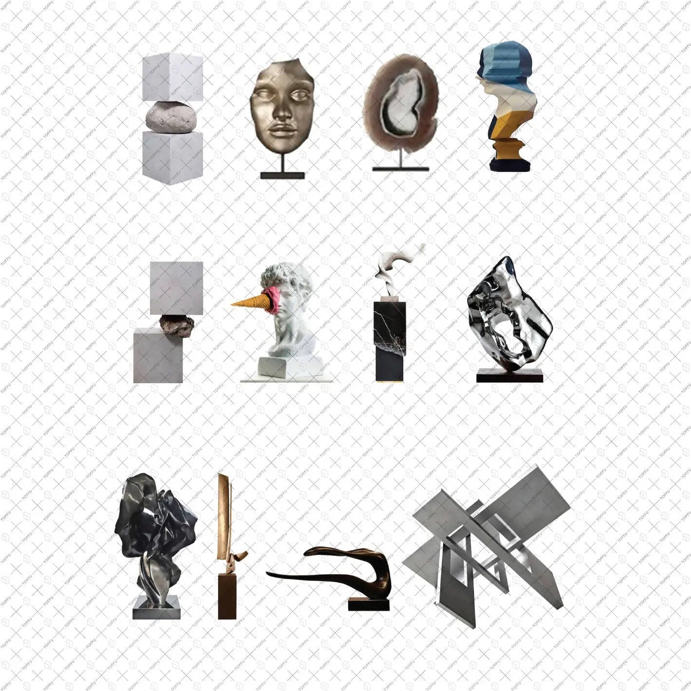 Cutout Contemporary Art Furniture Digital Artwork drawings | Toffu Co