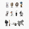 Cutout Contemporary Art Furniture Digital Artwork drawings | Toffu Co