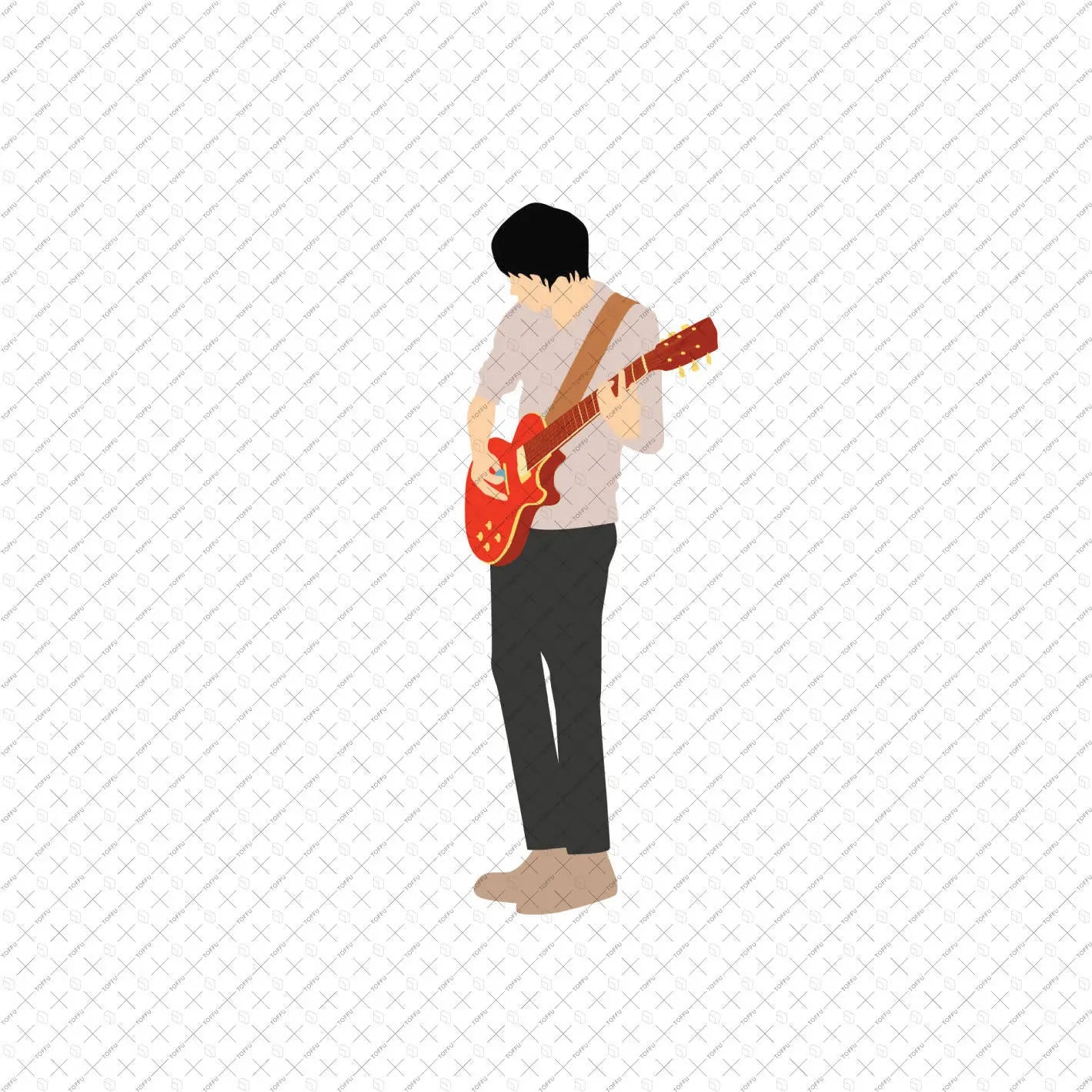 Flat Vector People Playing Music Digital Artwork drawings | Toffu Co