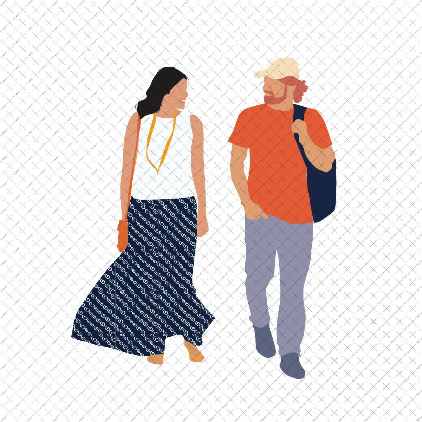 Flat Vector Young Indian People at College / University Campus Digital Artwork drawings | Toffu Co