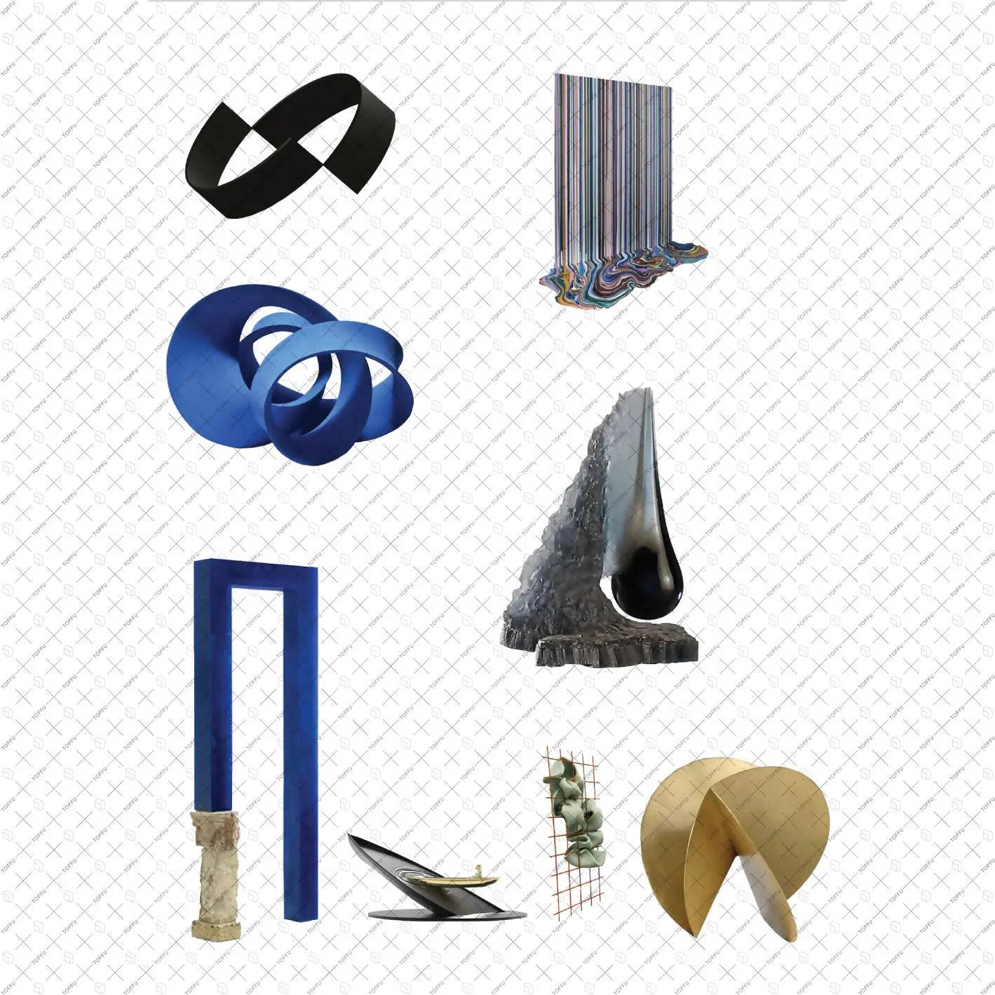 Cutout Contemporary Art Furniture Digital Artwork drawings | Toffu Co