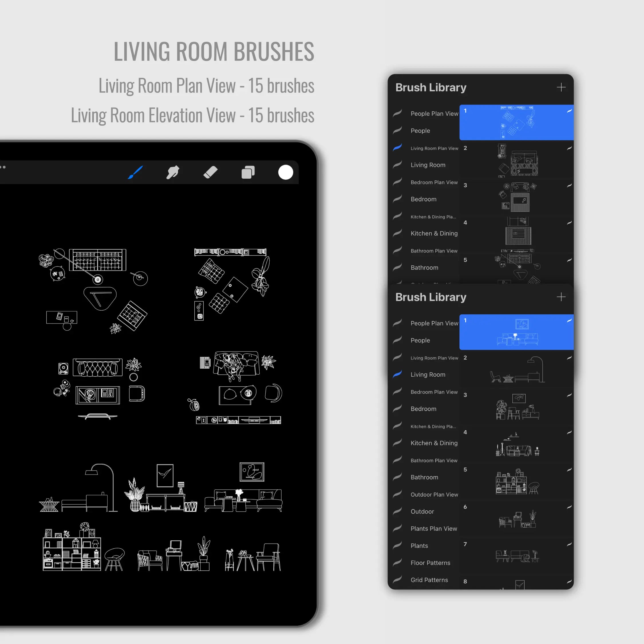 Procreate Architecture Housing Collection PNG - Toffu Co