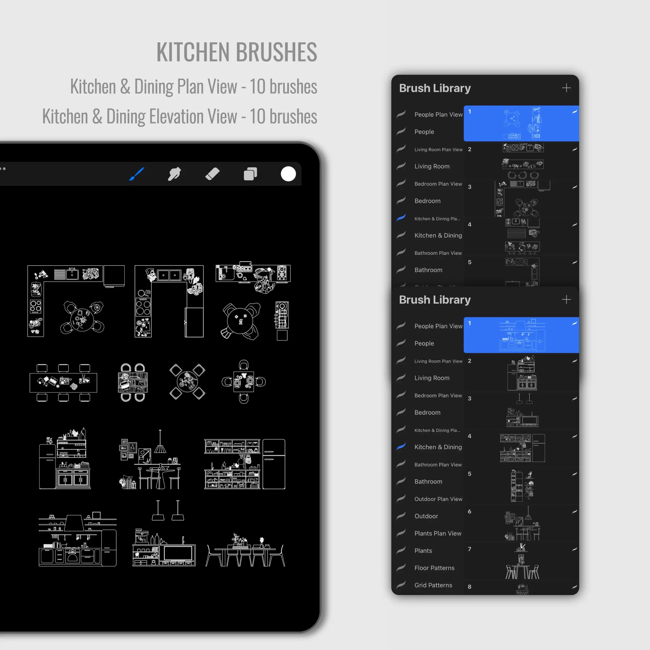 Procreate Architecture Housing Collection PNG - Toffu Co