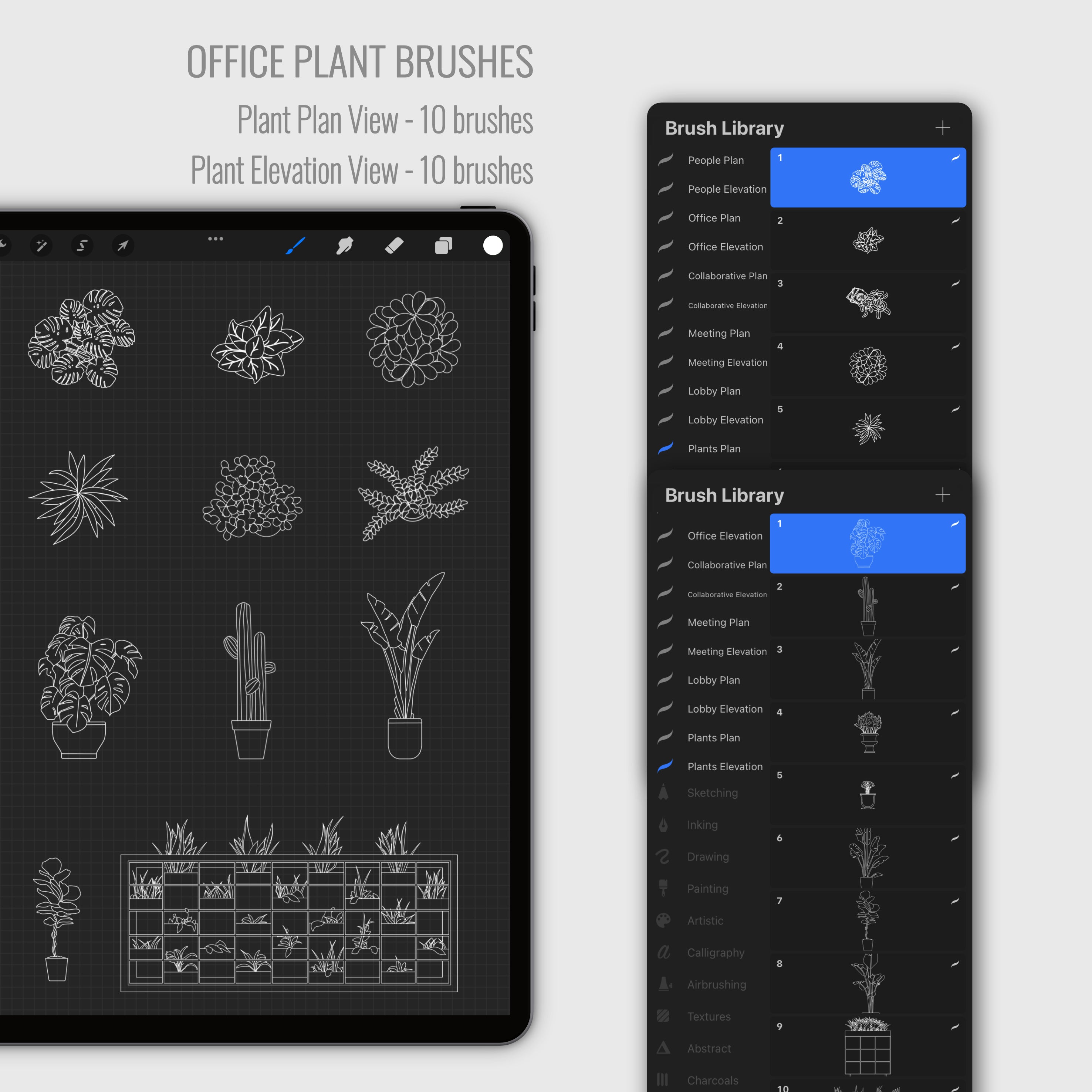 Procreate Architecture Office Collection PNG - Toffu Co
