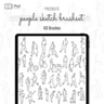 Procreate People Sketch Brushset PNG - Toffu Co