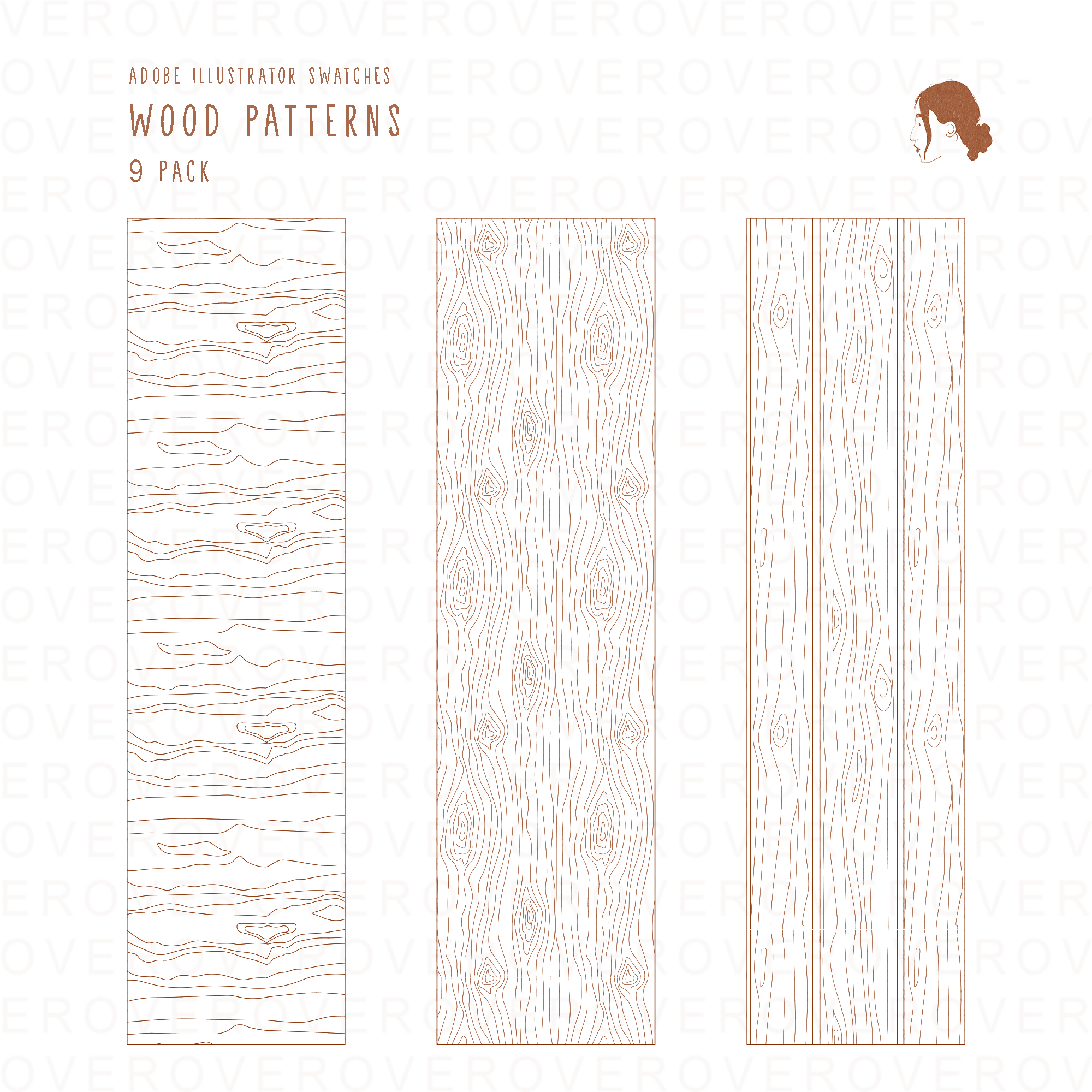 Swatch Wood Patterns PNG - Toffu Co