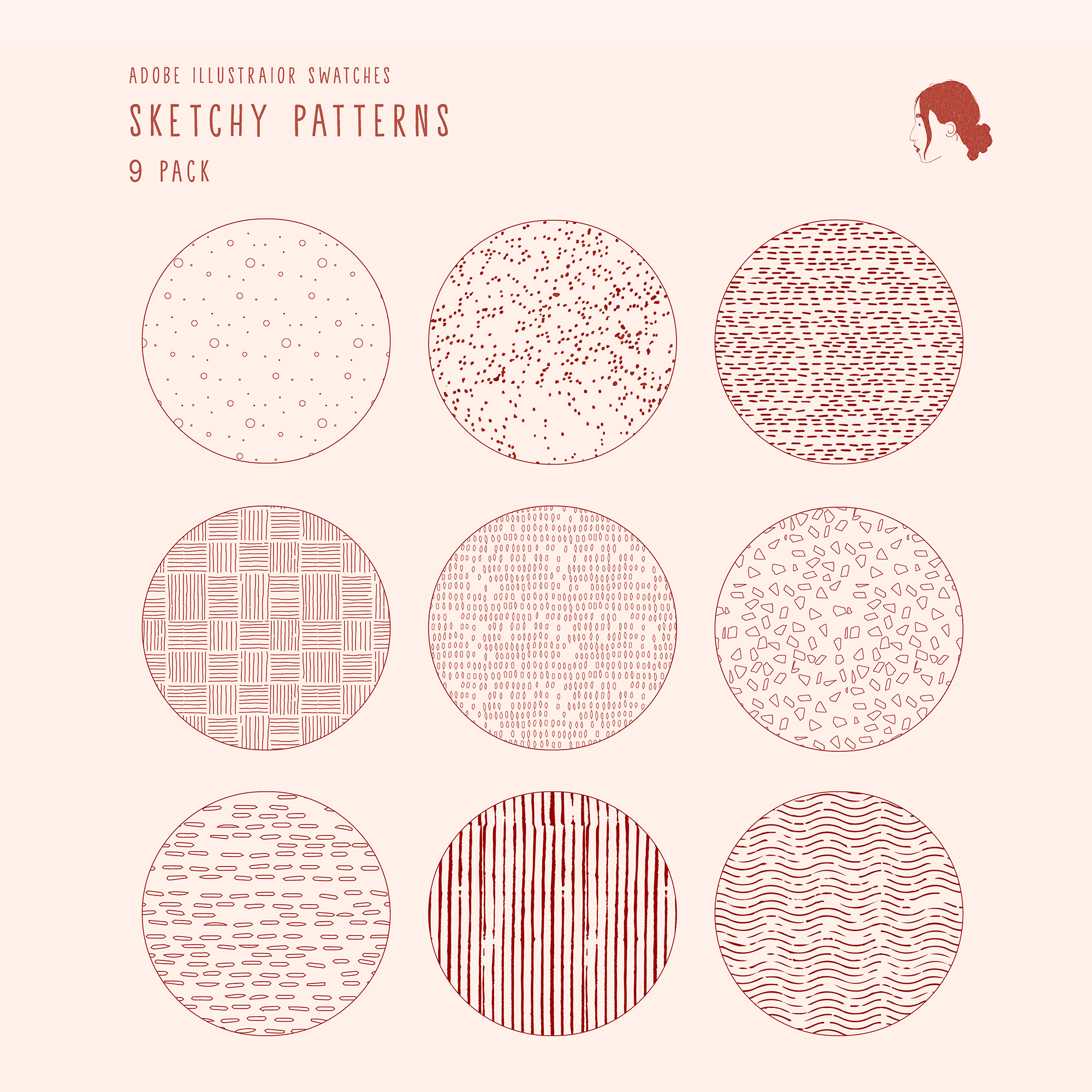 Swatch Sketchy Patterns PNG - Toffu Co