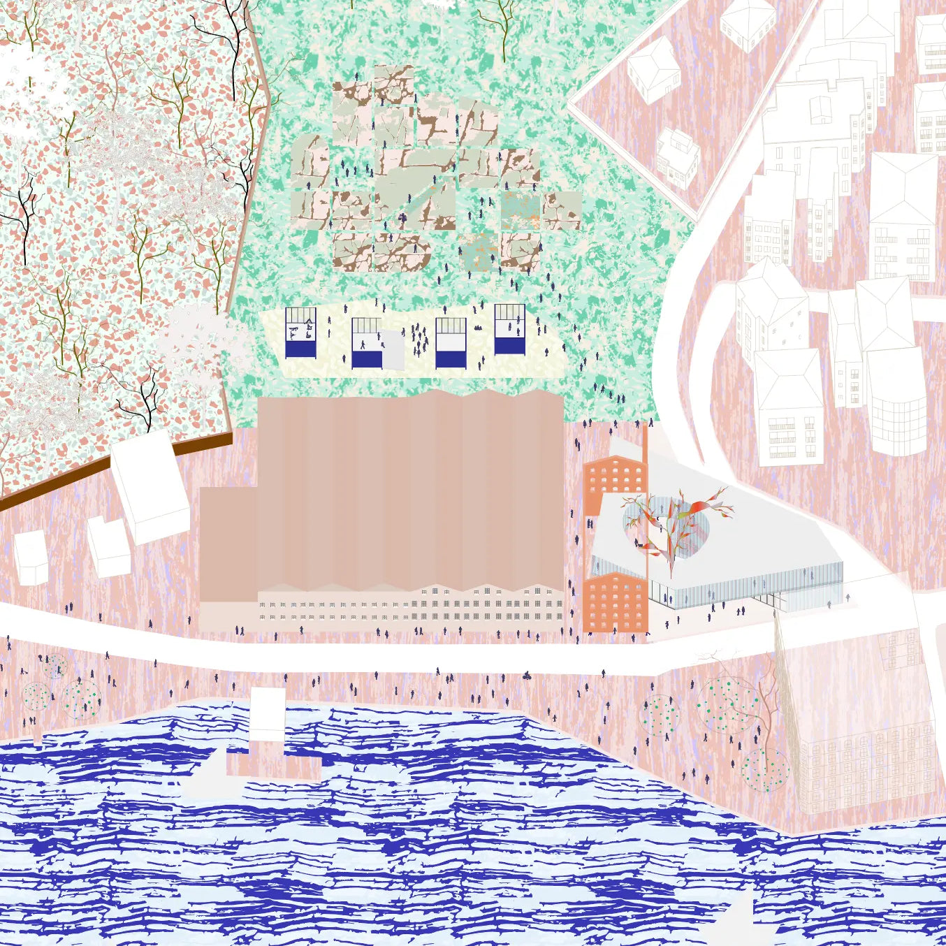 Swatch Landscape Textures 5 Digital Artwork drawings | Toffu Co