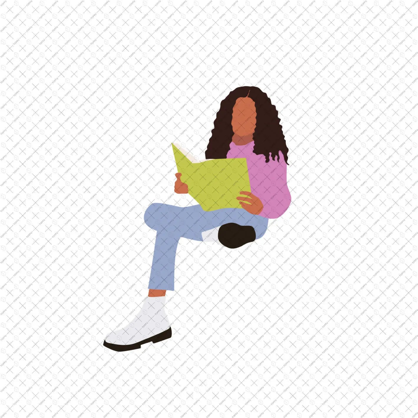 Flat Vector Library People Digital Artwork drawings | Toffu Co
