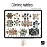 Procreate Dining Table Cutouts PNG - Toffu Co