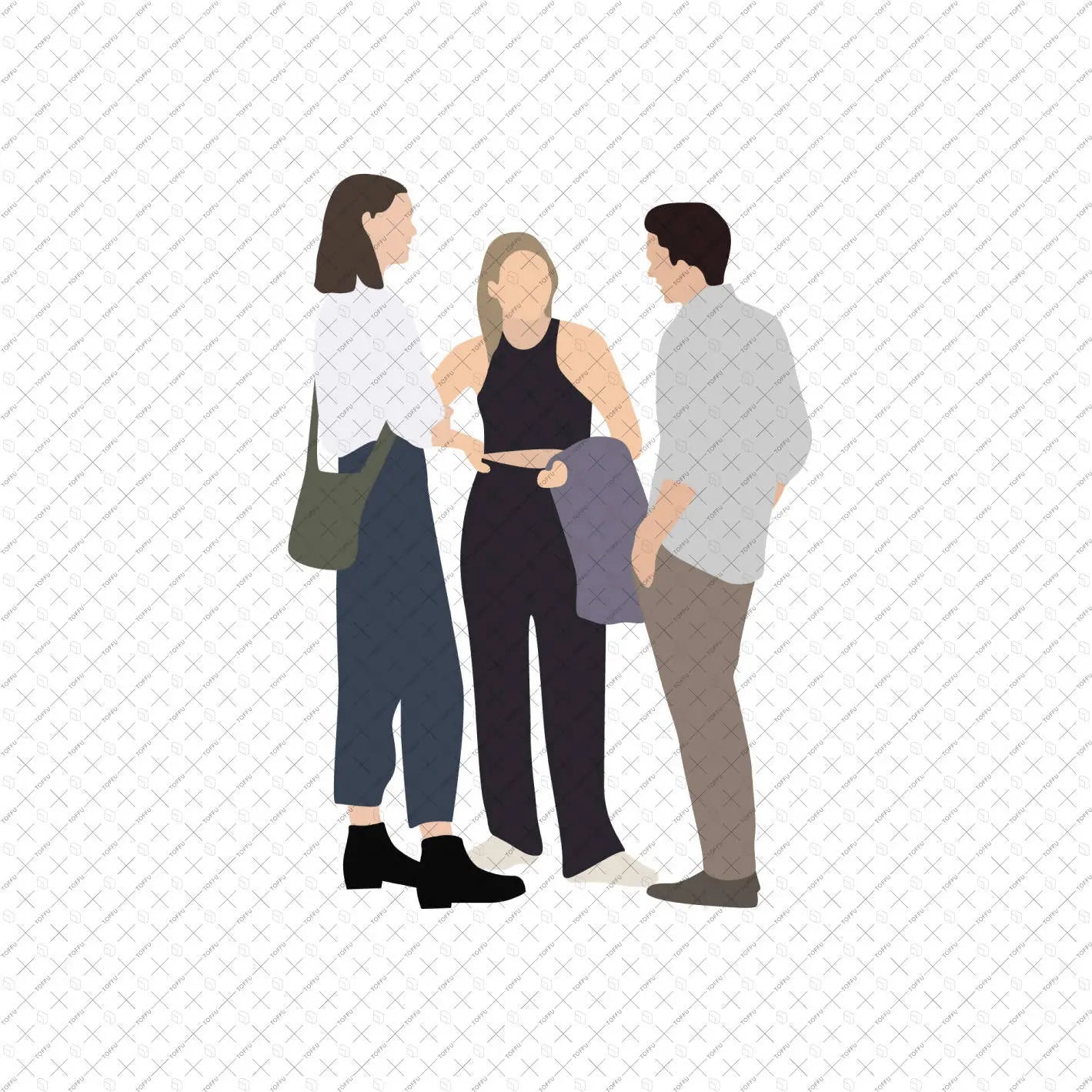 Flat Vector Social Gathering Digital Artwork drawings | Toffu Co
