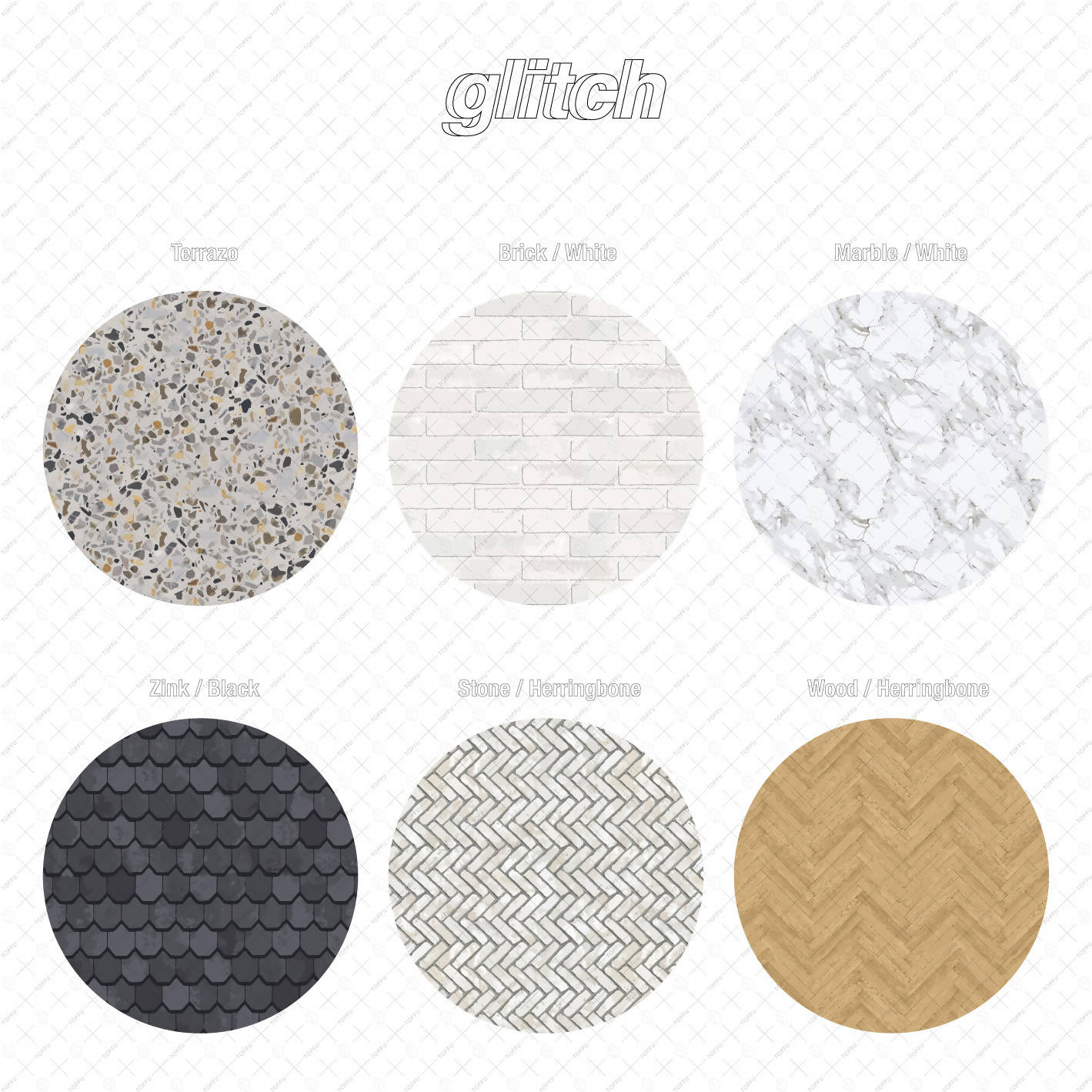 Swatch Architectural Textures 5 AI | Toffu Co