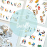 Axonometric Office Bundle Digital Artwork drawings | Toffu Co