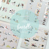 Flat Vector Education Bundle Digital Artwork drawings | Toffu Co
