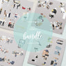 Flat Vector Office Space Bundle Digital Artwork drawings | Toffu Co