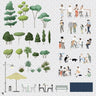 Flat Vector Cutout Collage Style Creative Content Bundle Digital Artwork drawings | Toffu Co