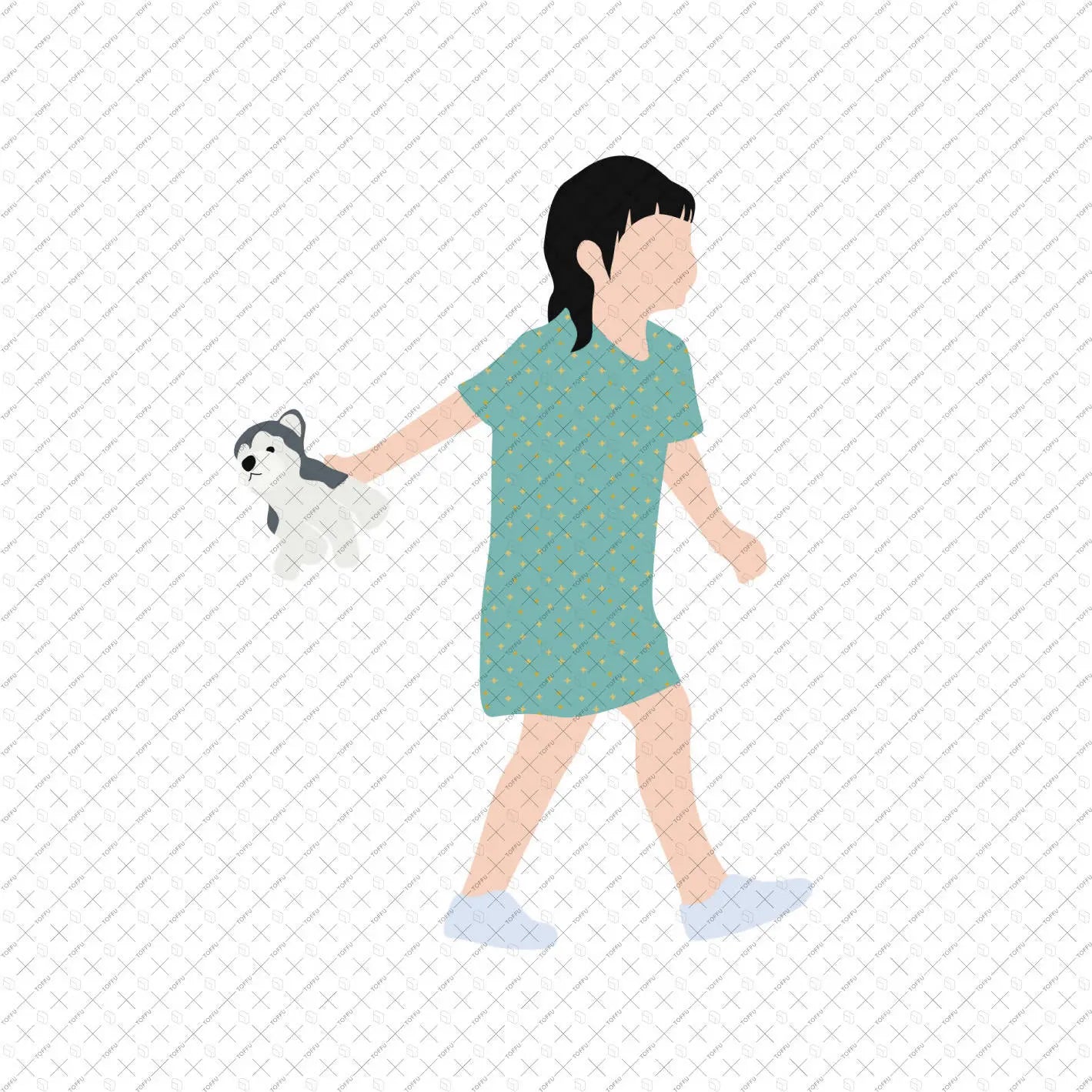 Flat Vector Kindergarten Kids Digital Artwork drawings | Toffu Co