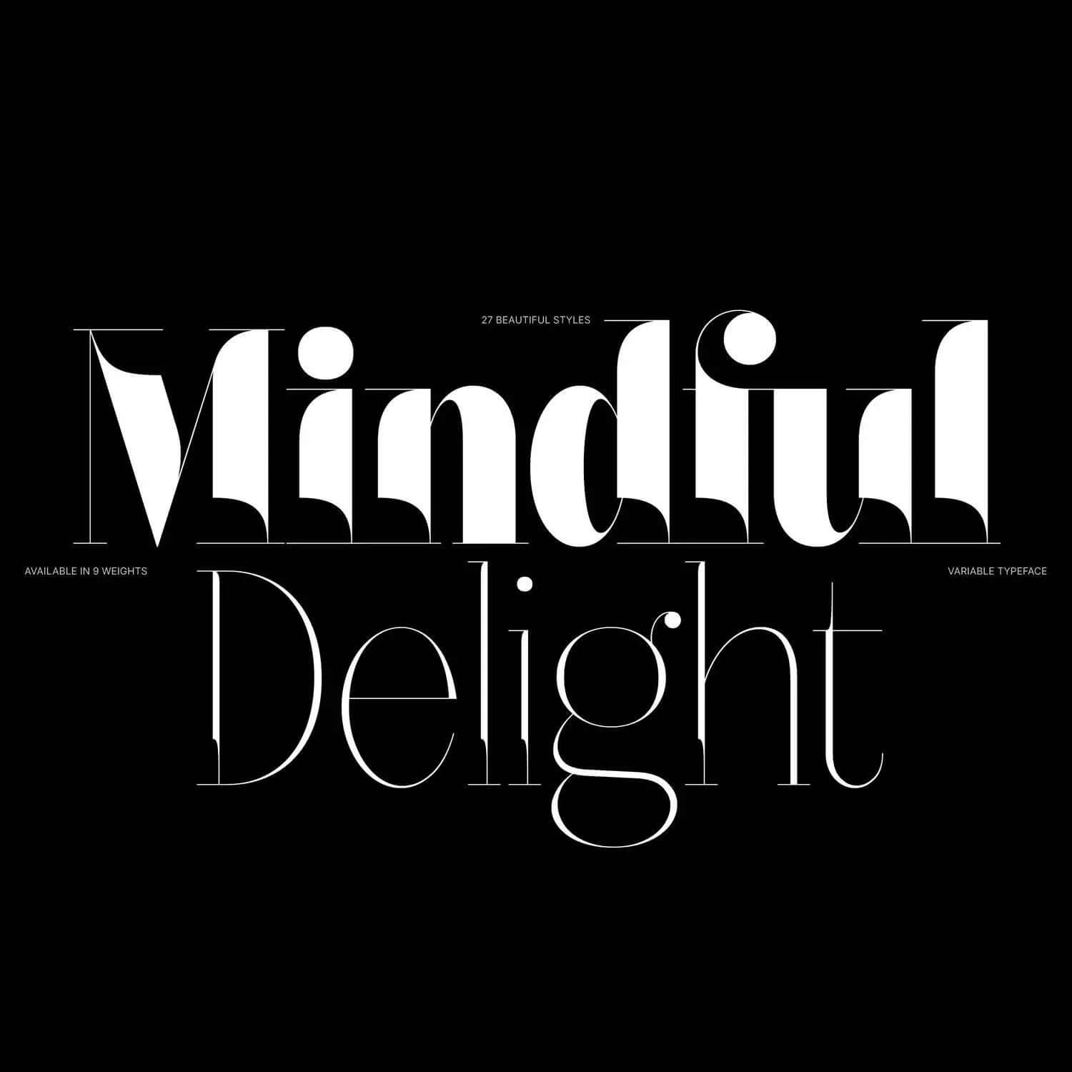 Sliced Typeface Digital Artwork drawings | Toffu Co