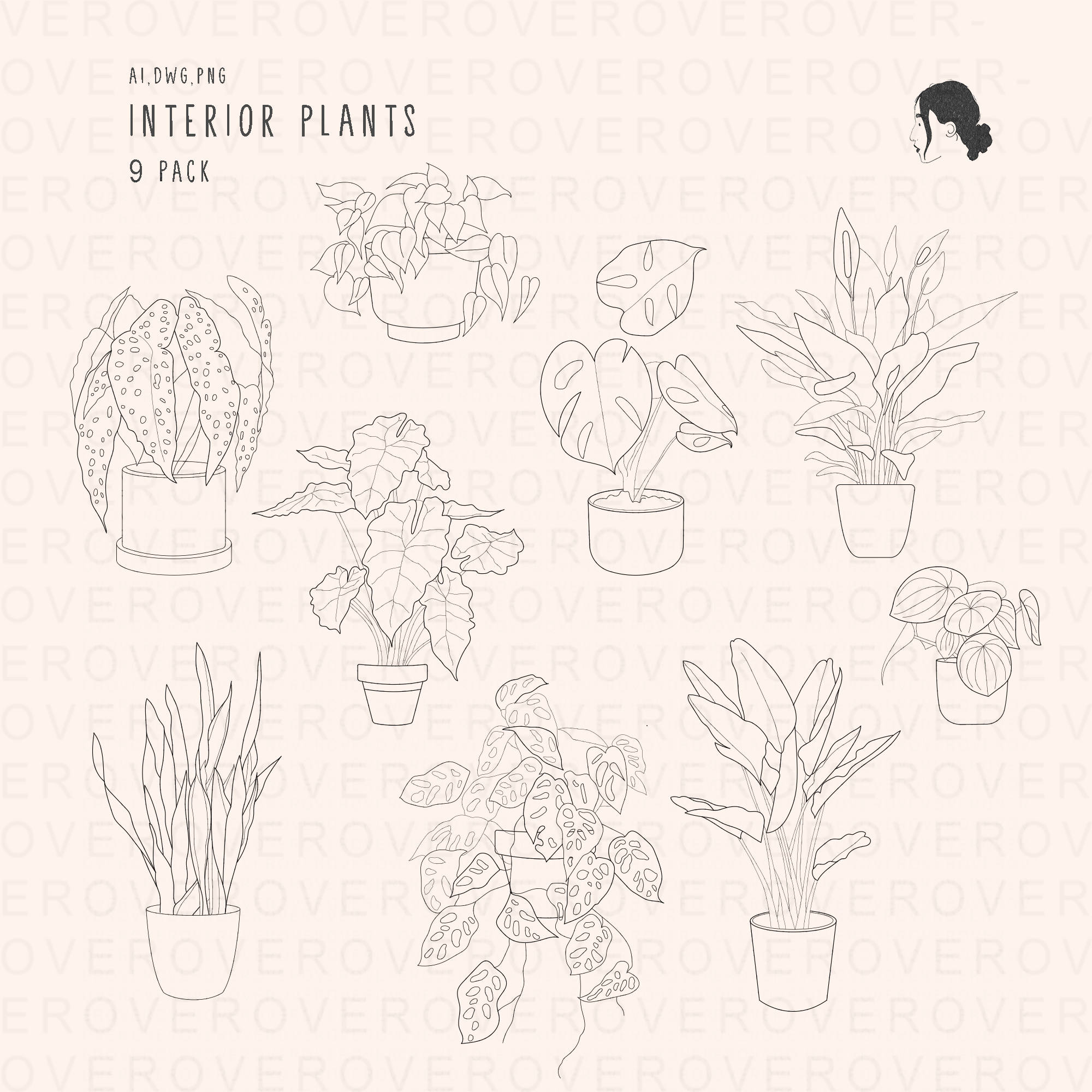 Cad Interior Plants PNG - Toffu Co