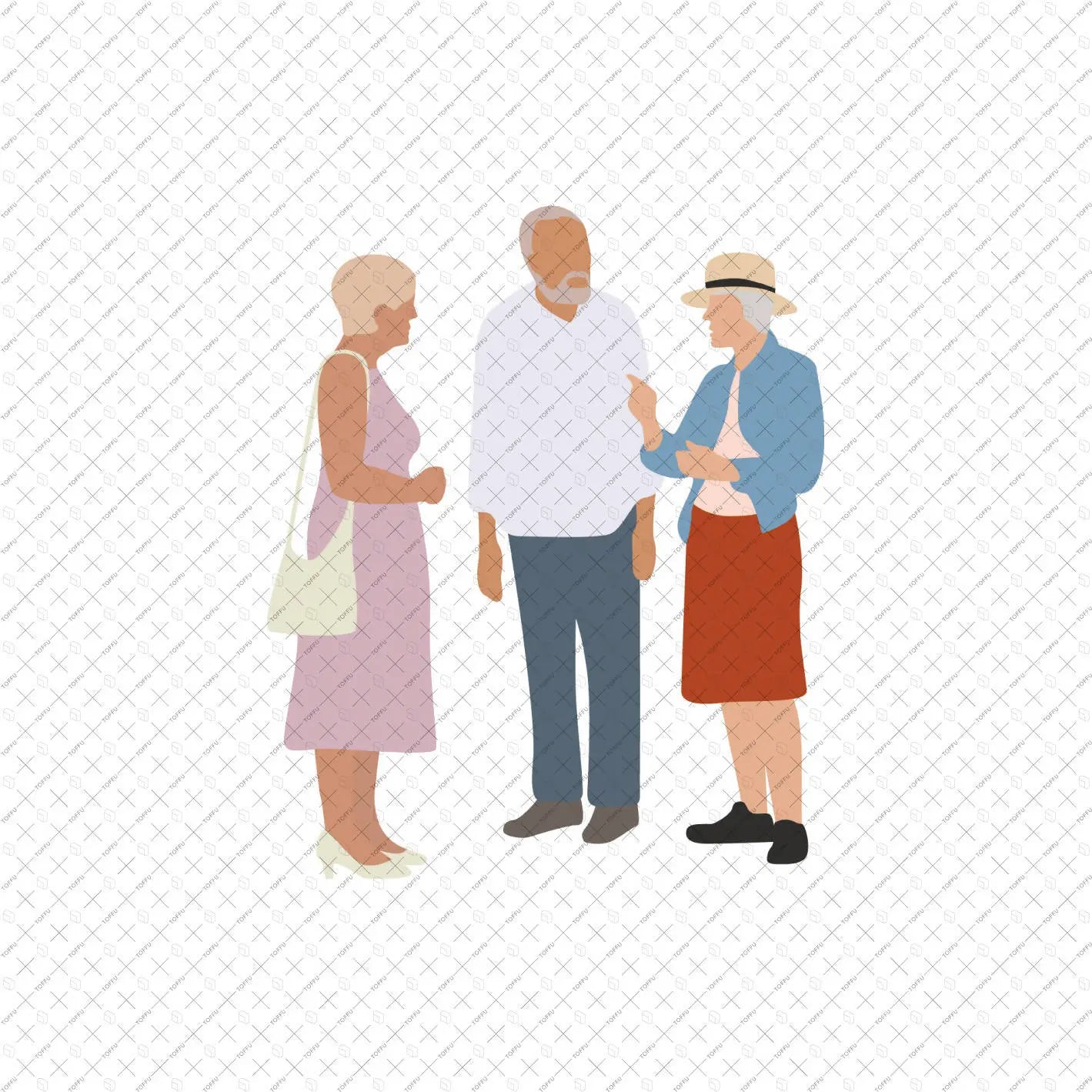 Flat Vector Social Interactions People PNG - Toffu Co