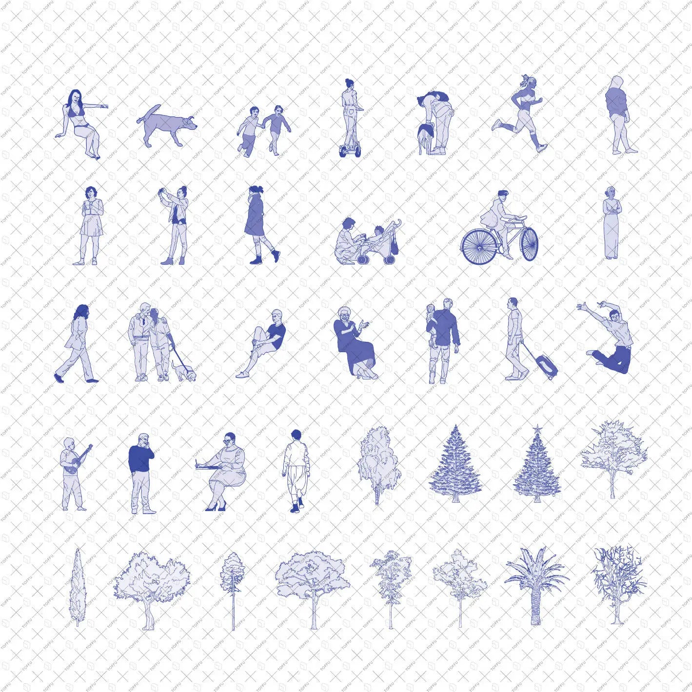 Photoshop Brush Line Art Scales Digital Artwork drawings | Toffu Co