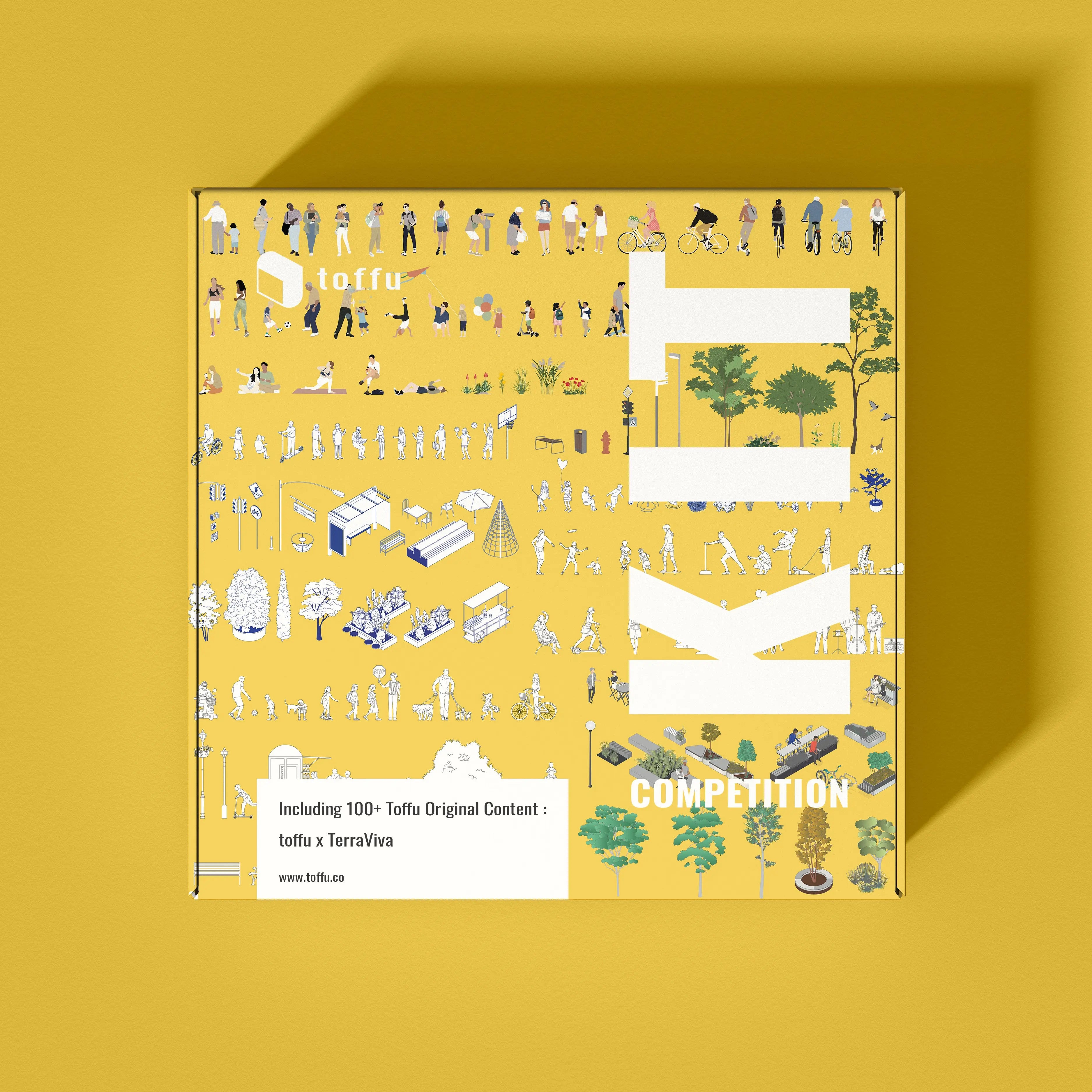 Tactical Urbanism Now 2023 Competition Kit Digital Artwork drawings | Toffu Co