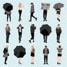 Flat Vector Not So Mysterious People Digital Artwork drawings | Toffu Co