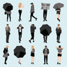 Flat Vector Not So Mysterious People PNG - Toffu Co